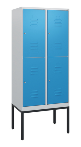 C+P Dubbeldekse locker Classic Plus, vakbreedte 400 mm