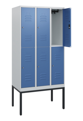 C+P Dubbeldekse locker Classic Plus, vakbreedte 300 mm