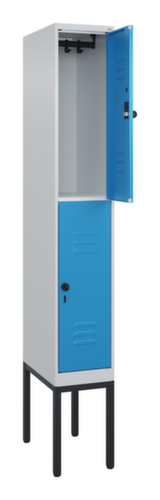 C+P Dubbeldekse locker Classic Plus, vakbreedte 300 mm