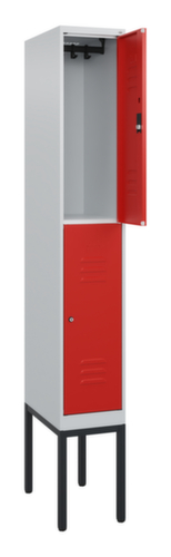 C+P Dubbeldekse locker Classic Plus, vakbreedte 300 mm