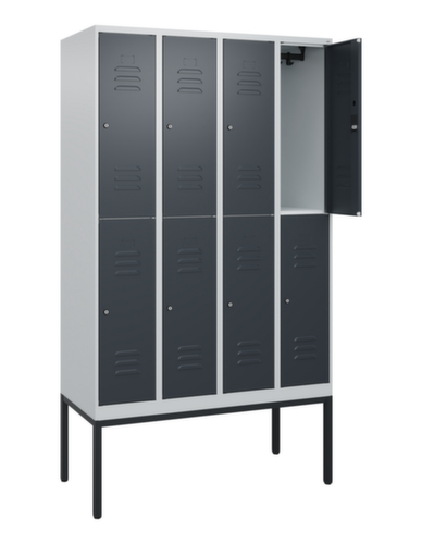 C+P Dubbeldekse locker Classic Plus, vakbreedte 300 mm