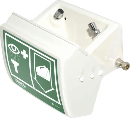 oogdouche MB 50 met bekken/deksel van ABS in wit