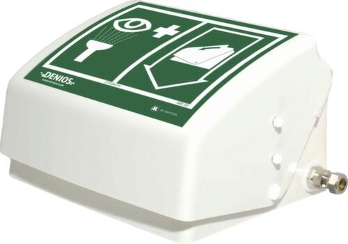 oogdouche MB 50 met bekken/deksel van ABS in wit