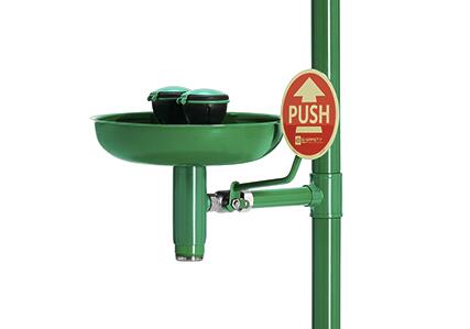 Plens- en oogdouche met wastafel