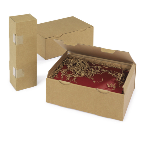 Golfkartonnen vouwdoos 1-golf, enkelvoudige golf, 200 x 200 x 100 mm