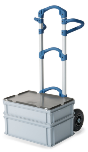 fetra Extra lichte alu-krattensteekwagen Wuppi, draagvermogen 200 kg, lucht banden