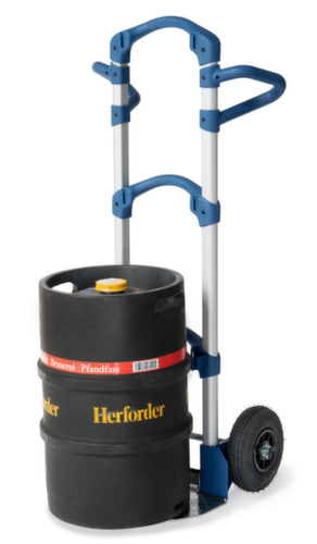 fetra Extra lichte alu-krattensteekwagen Wuppi, draagvermogen 200 kg, lucht banden