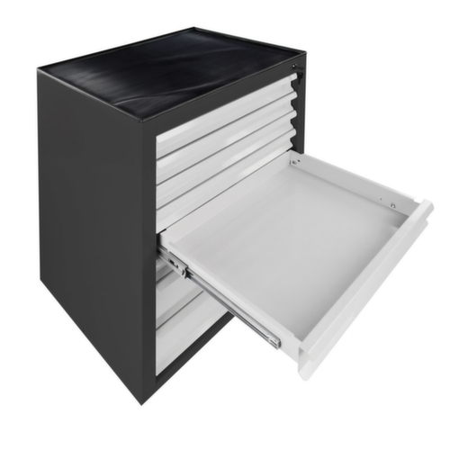 Ladekast MAMMUT, 8 lade(n), RAL7016 antracietgrijs/RAL7035 lichtgrijs