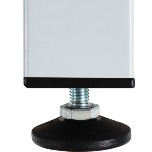 Werkbank met blad van massief beuken, 6 lades, RAL7035 lichtgrijs/RAL7016 antracietgrijs