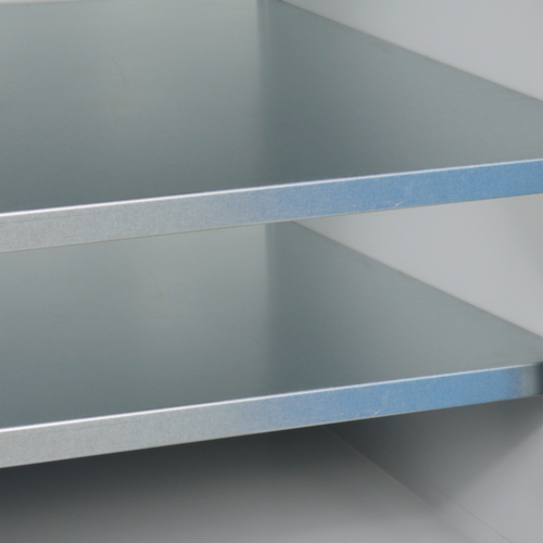 Werkbank met onderbouw, 2 kasten, RAL7035 lichtgrijs/RAL7016 antracietgrijs