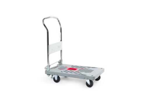 RuXXac Duwbeugelwagen Dandy met kunststof laadvlak, draagvermogen 180 kg, laadvlak lengte x breedte 740 x 465 mm