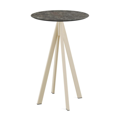 VEBA Statafel Essentials Infinity, Ø 700 mm, plaat Galaxy Marble