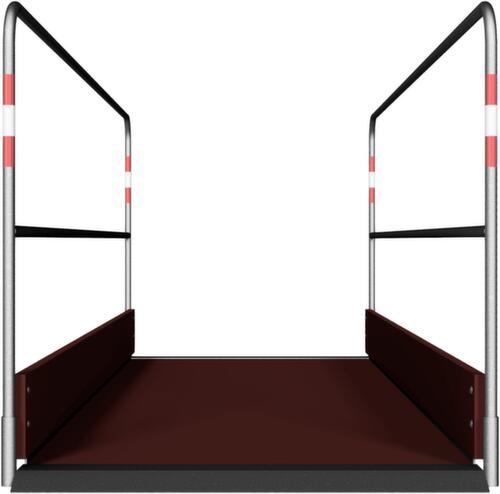 Schake Greppelbrug met houten trede, lengte x breedte 3200 x 1000 mm