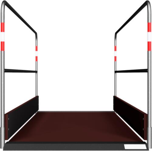 Schake Greppelbrug met houten trede, lengte x breedte 2700 x 1000 mm