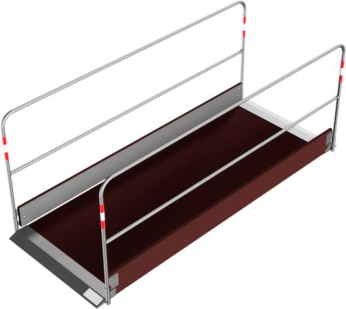 Schake Greppelbrug met houten trede, lengte x breedte 2700 x 1000 mm
