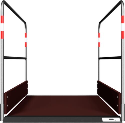 Schake Greppelbrug met houten trede, lengte x breedte 2200 x 1000 mm