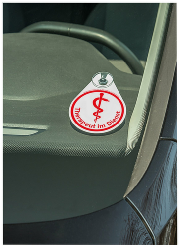 BOI Aanwijzingsbord "Therapeut" met zuignap