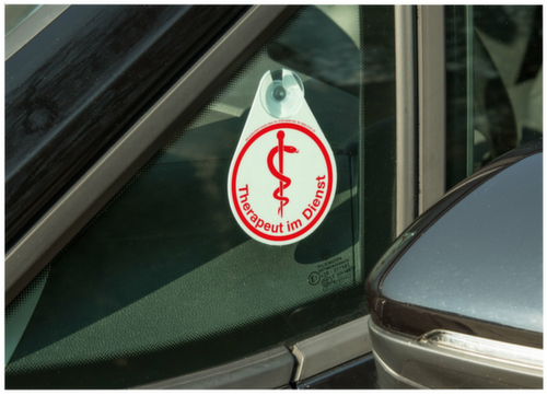 BOI Aanwijzingsbord "Therapeut" met zuignap