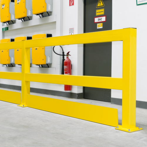 BLACK BULL Onderrijdbeveiliging S-line voor aanrijdbeveiligingsrail, hoogte x breedte 200 x 880 mm