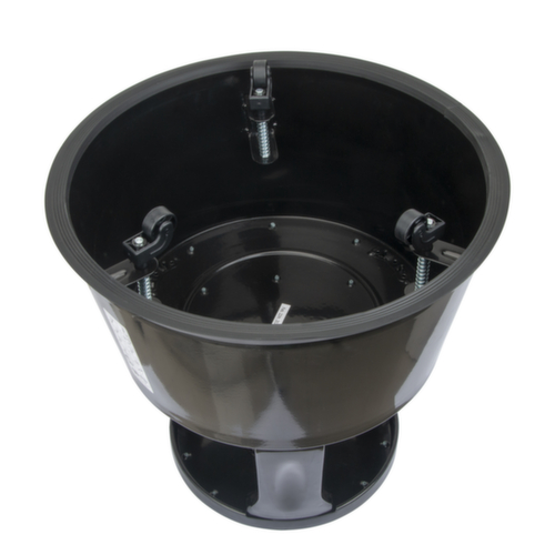 UDOBÄR Robuust verrijdbaar opstapje voor intensief gebruik, metaal, RAL9005 gitzwart