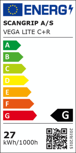 Scangrip Accu-schijnwerper voor in de bouw VEGA LITE C+R