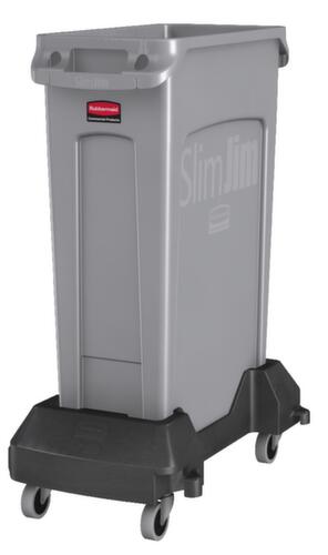 Rubbermaid Transportwagen SlimJim voor afvalverzamelaar, voor 60 - 87 l bak, polyethyleen zwart