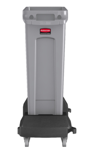 Rubbermaid Transportwagen SlimJim voor afvalverzamelaar, voor 60 - 87 l bak, polyethyleen zwart