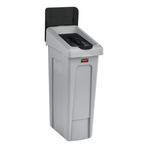 Rubbermaid Deksel Slim Jim® voor Recyclingstation, zwart