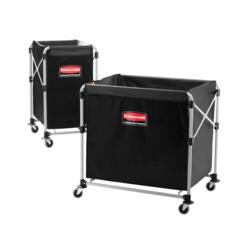 Rubbermaid In-/uitklapbare wasgoedwagen X-Cart