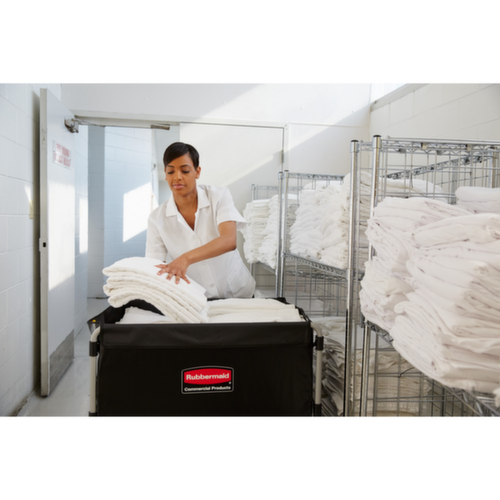 Rubbermaid Waszak X-Cart voor in-/uitklapbare wasgoedwagen voor wasgoedwagens, inhoud 300 l