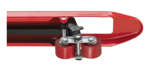 Pallethefwagen Eco, 2500 kg draagvermogen, polyurethaan/polyurethaan