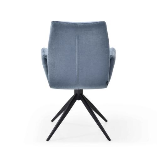 Bisley Bezoekersstoel Easy Meet FA 739 met armleuningen, zitting stof (100% polyester), oxfordblauw