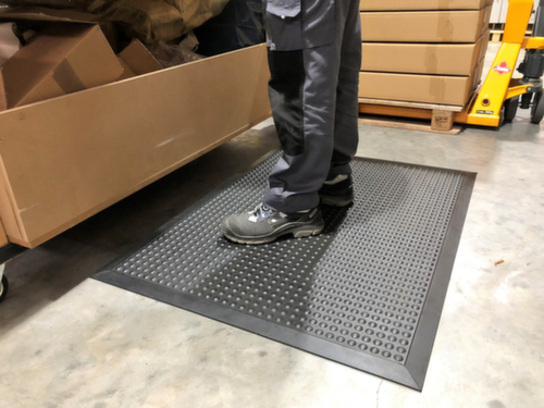 rubberen werkplekmat BUBBLE Rub, lengte x breedte 900 x 600 mm