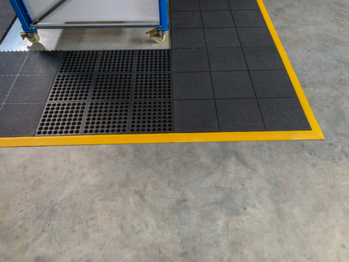 Vloerbedekking werkplaats TEC Rub, tegel, lengte x breedte 910 x 910 mm