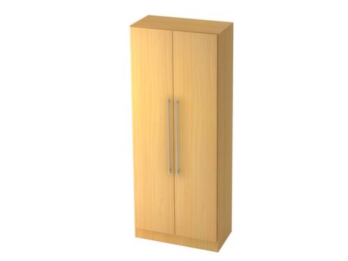 Garderobekast Solid, 5 ordnerhoogten, beuken/beuken