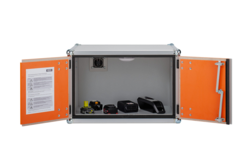 Cemo Explosieveilige lithium-ion-magazijnkast lockEX 8/5, hoogte x breedte x diepte 520 x 800 x 660 mm