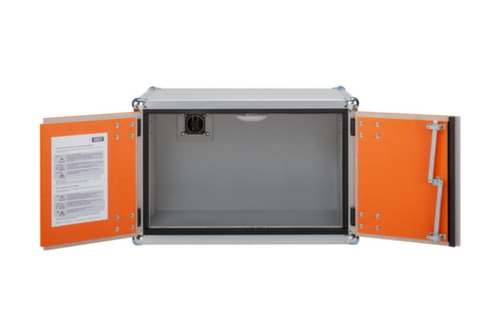 Cemo Explosieveilige lithium-ion-magazijnkast lockEX 8/5, hoogte x breedte x diepte 520 x 800 x 660 mm