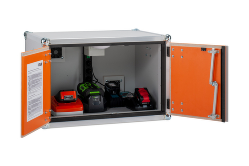 Explosieveilige lithium-ion-laadkast BASIC 8/5, hoogte x breedte x diepte 520 x 800 x 660 mm