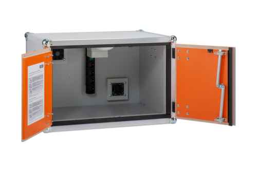 Explosieveilige lithium-ion-laadkast BASIC 8/5, hoogte x breedte x diepte 520 x 800 x 660 mm