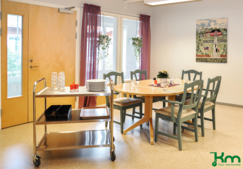 Kongamek RVS etagewagen, draagvermogen 100 kg, 3 etages