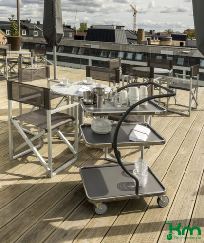 Kongamek Etagewagen C-Line met 3 etages, draagvermogen 120 kg, 3 etages