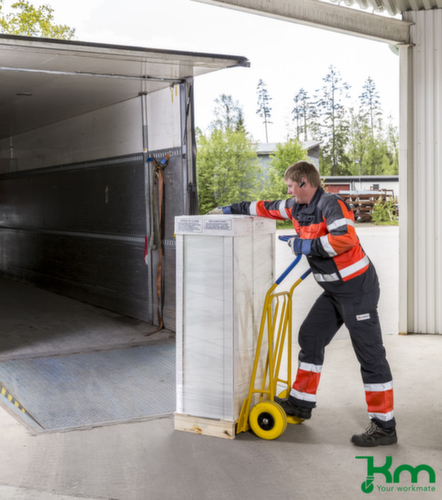 Kongamek Zakkensteekwagen met schep, draagvermogen 250 kg, Polyurethaan banden