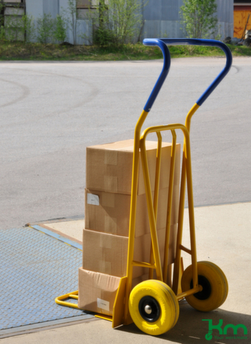 Kongamek Zakkensteekwagen met schep, draagvermogen 250 kg, Polyurethaan banden