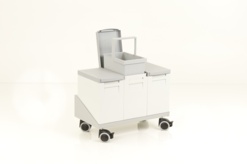 Chassis voor 3 recyclebare dozen, voor 15 l bak