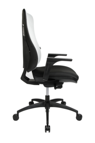 Topstar Bureaustoel Net Pro 100 met puntsynchroonmechanisme, rugleuning met netbekleding, zwart