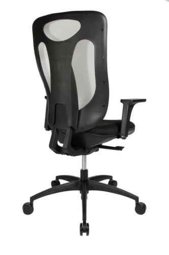 Topstar Bureaustoel Net Pro 100 met puntsynchroonmechanisme, rugleuning met netbekleding, zwart
