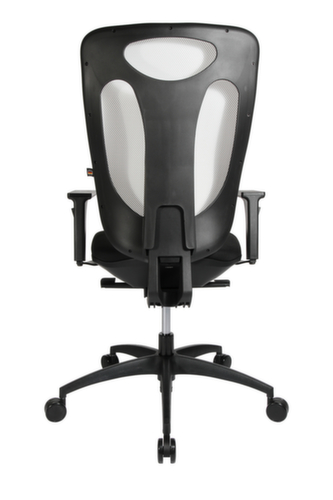 Topstar Bureaustoel Net Pro 100 met puntsynchroonmechanisme, rugleuning met netbekleding, zwart