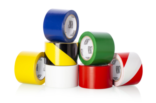 a.m.p.e.r.e. Vloermarkeringstape TRAFFIC Tape Standard, rood/wit