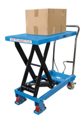 UDOBÄR Mobiele schaarheftafel, 500 kg draagvermogen, 850x500 mm