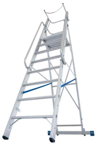 Krause Ladder STABILO® Professional met veiligheidsbeugel + leuning